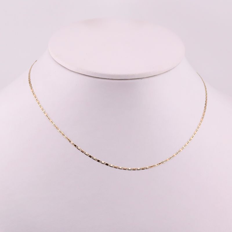 Cadena Valentino 14k 1.2g 45cm