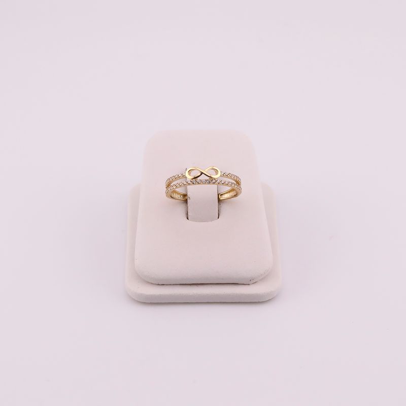 Anillo Infinito C/p 14k 1.5g #7