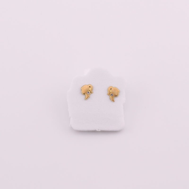 Broqueles Siluet. Barbie C/p 10k 0.1g