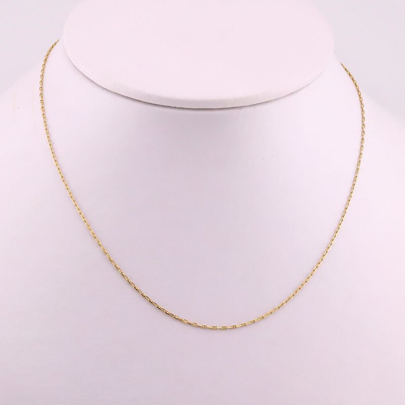 Cadena Escalera Inv. 14k 1.3g 40cm