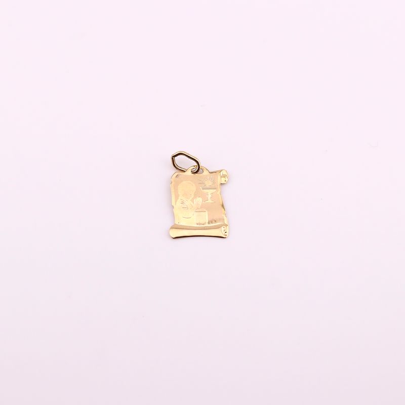 Dije Pergamino Comunion 14k 0.4g