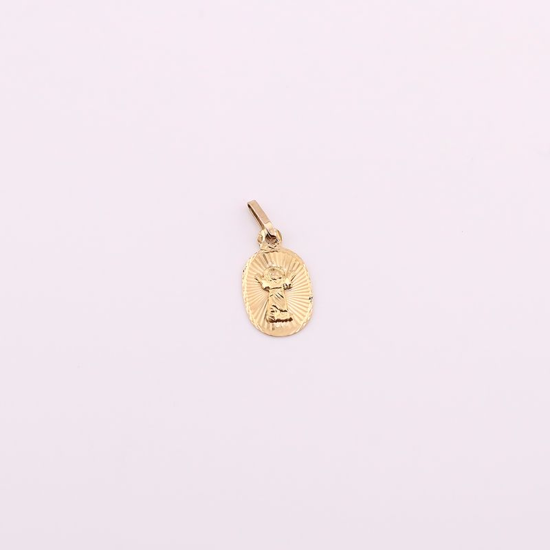 Dije Niño Dios Ovalo 14k 0.5g