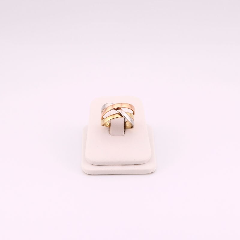 Anillo Cruzado Tnos 14k 3g #6