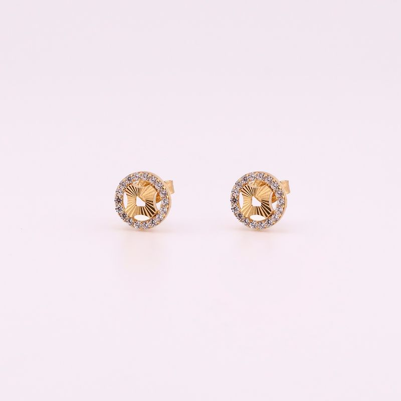Aretes Relimados  14k 1.7g