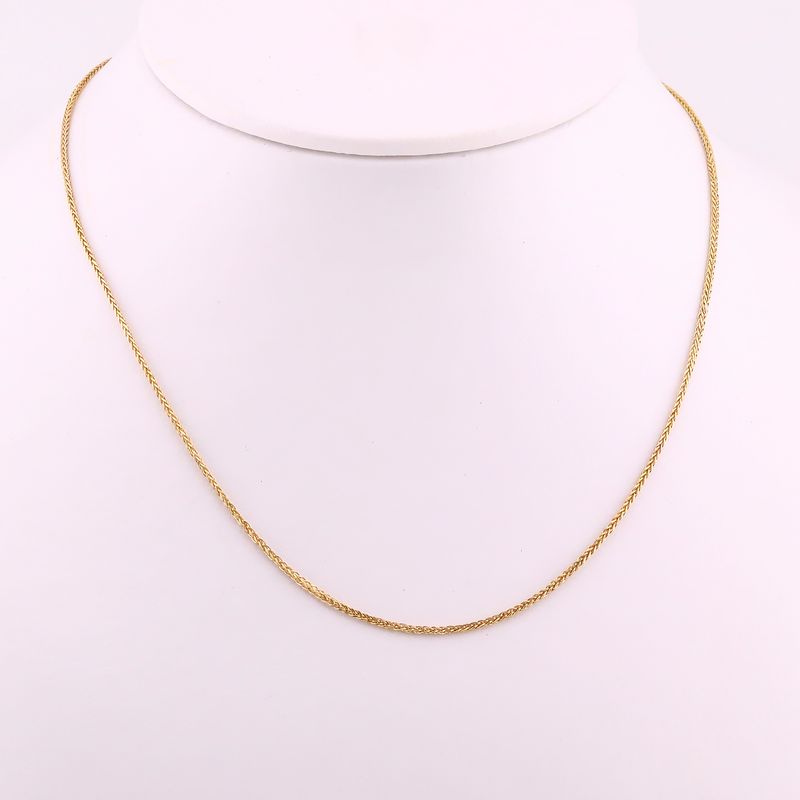 Cadena Espiga  14k 1.7g 50cm