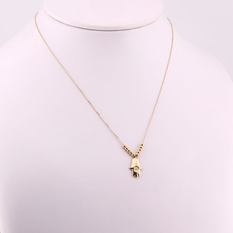 Gargantilla Mano 14k 2.2g