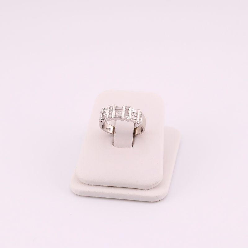 Anillo Blanco C/p 14k 4g #6