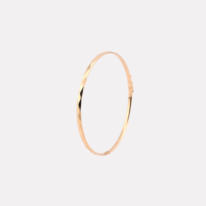 Brazelete Facetado  14k 4.7g