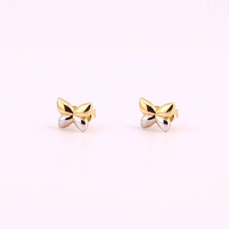 Aretes Mariposa Tonos 14k 1.3g