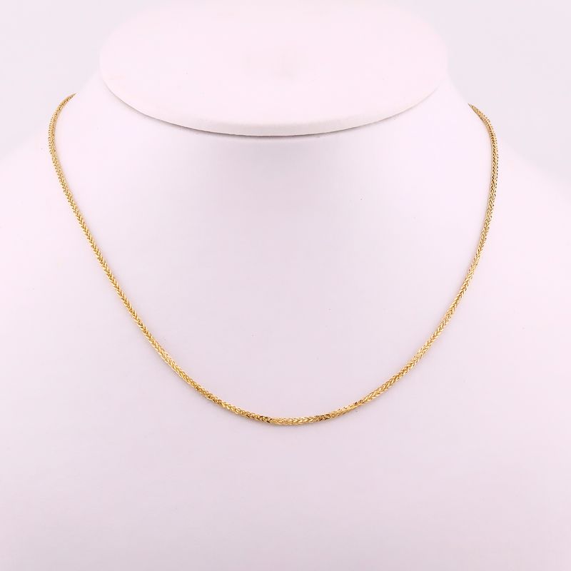 Cadena Espiga  14k 1.7g 50cm