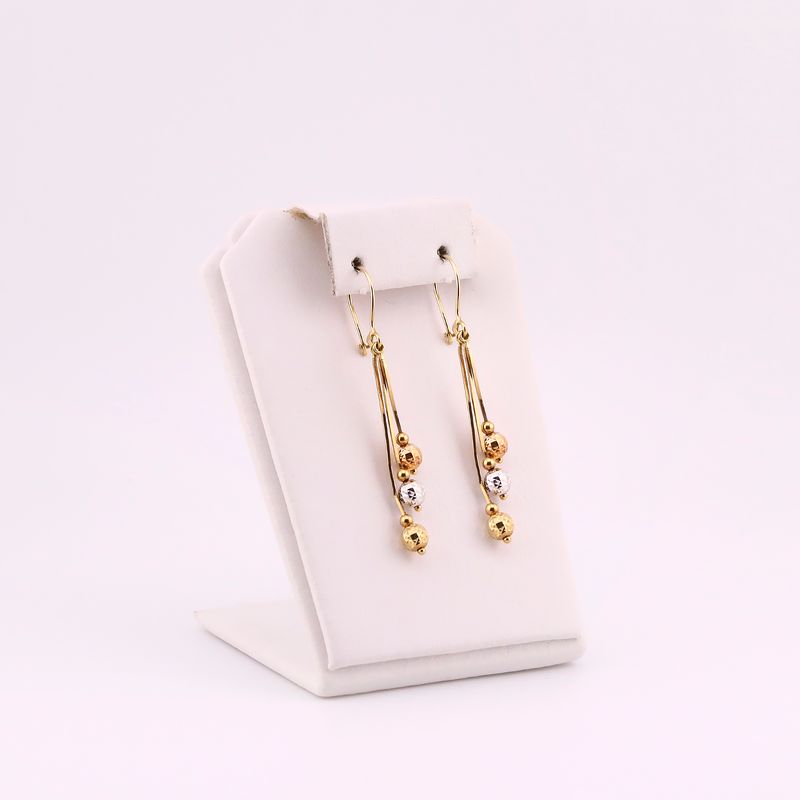 Aretes Borlas  14k 2.6g