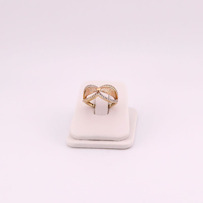 Anillo Griego C/p  14k 2.7g #7