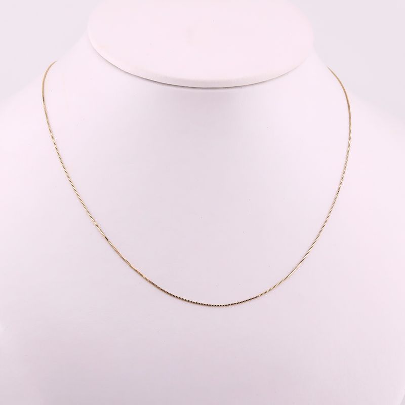 Cadena Cubo 14k 1.1g 45 Cm