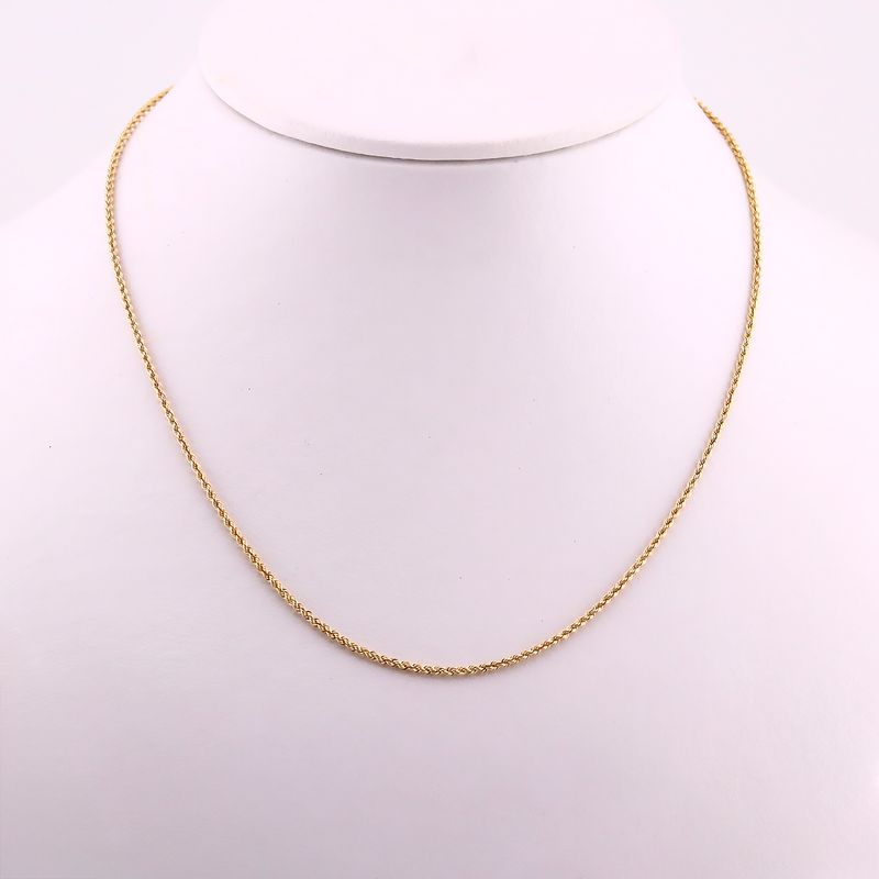 Cadena Torzal 14k 1.4g 45cm