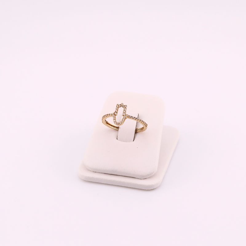 Anillo Mano De Fatima C/p 14k 1.8g #8