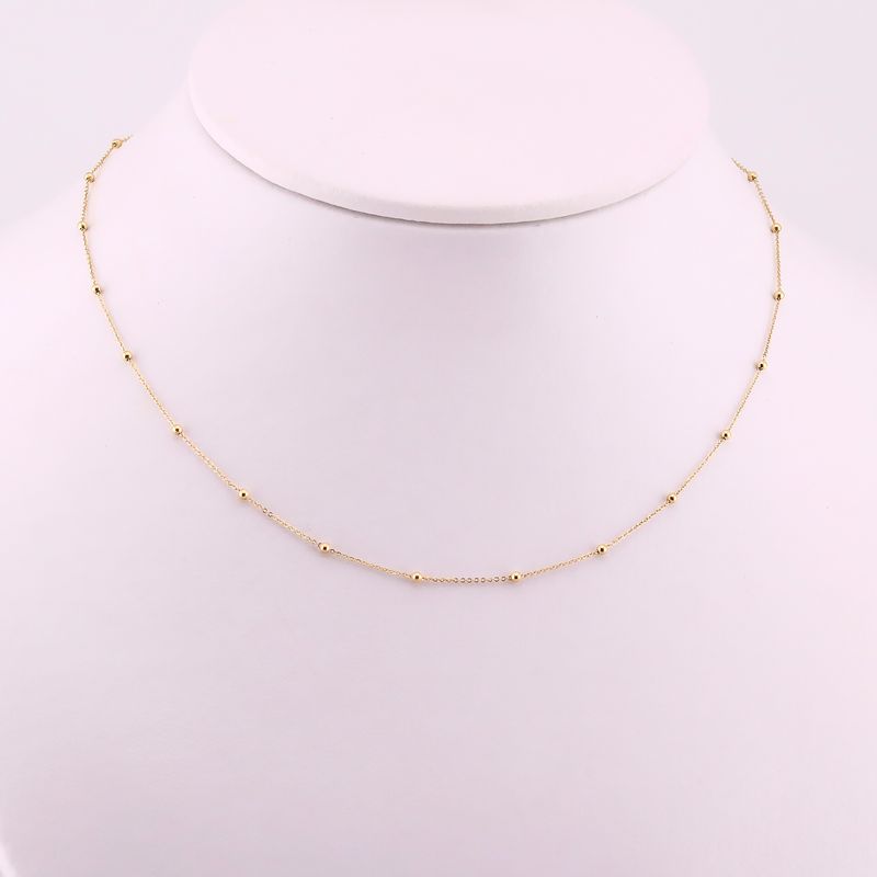 Gargantilla Borlas  14k 1.1g
