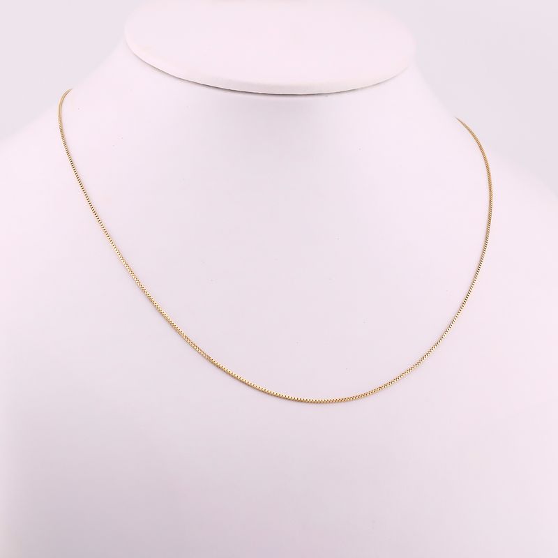 Cadena Cubo  14k 2.3g 50cm