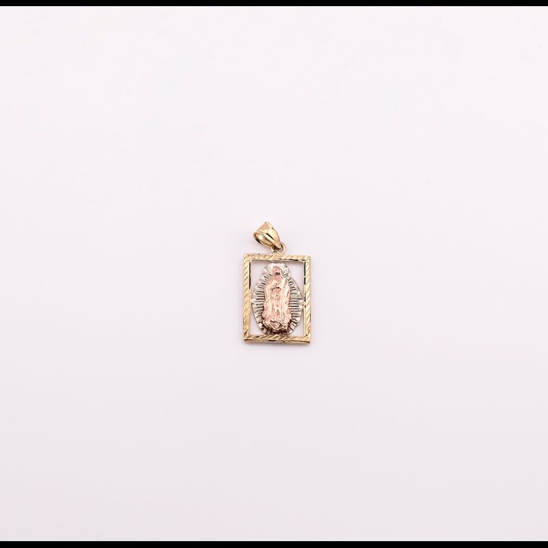 Dije Virgen Cuadro  14k 2.7g