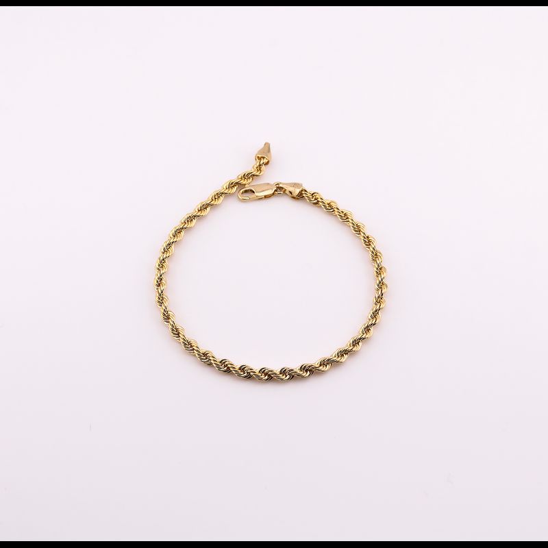 Pulso Torzal 14k 3.9g 21cm