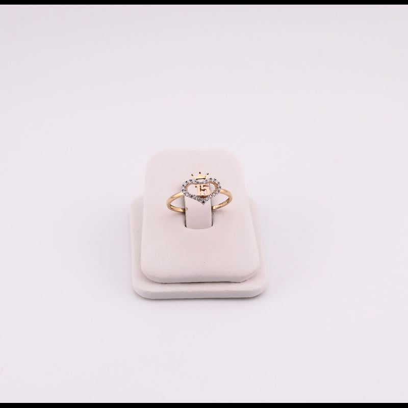 Anillo 15 Años 14k 1.3g #8