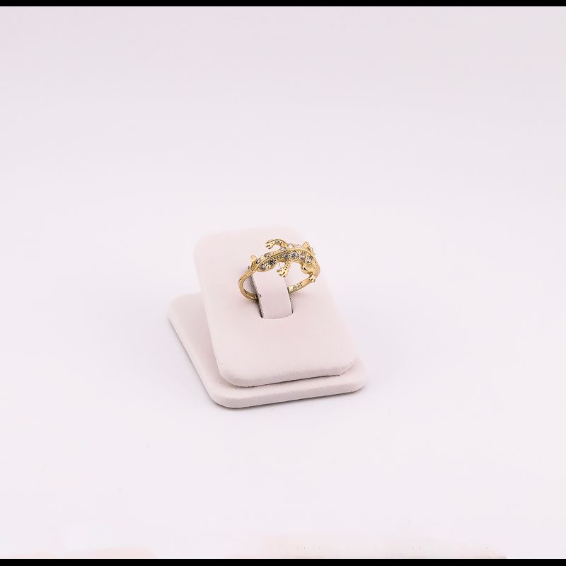 Anillo Iguana C/p 14k 2.1g #8.5
