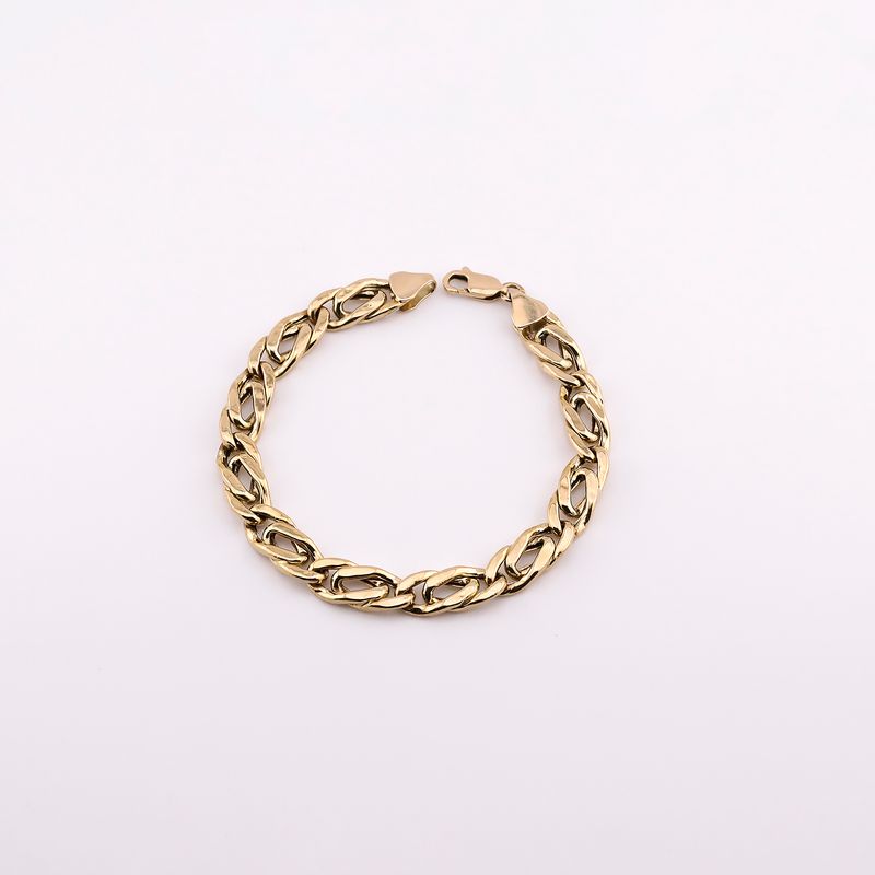 Pulso Ojo De Tigre 14k 12.3g 22cm
