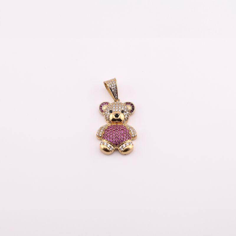 Dije Osito C/p Rosa 14k 5.9g
