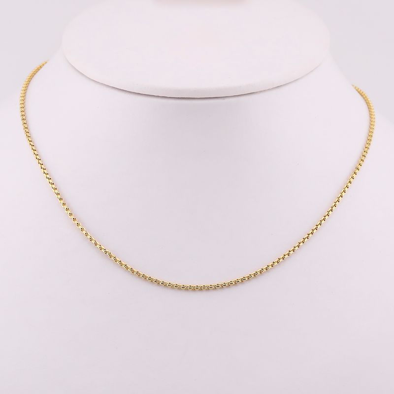 Cadena Cubo 14k 3.5g 50cm