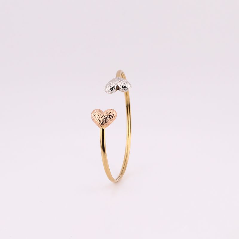 Brazalete Corazon 14k 4.6