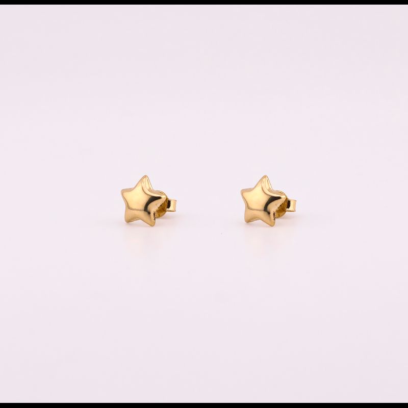 Aretes Estrella 14k 1.1g