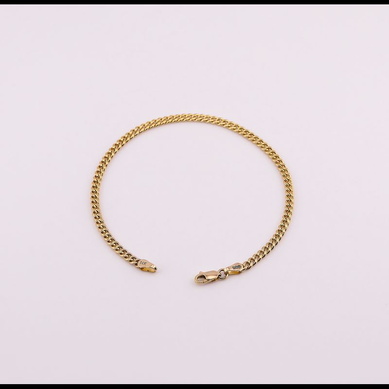 Pulso Eslabon 14k 2.3g 17cm