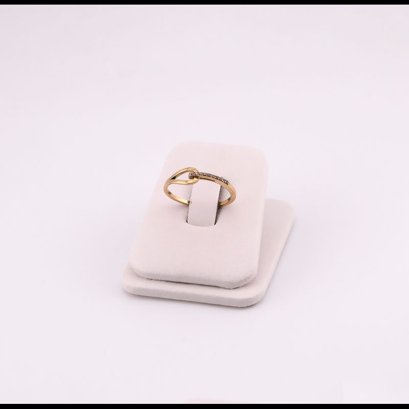 Anillo Nudo C/p 14k 1.3g #7.5
