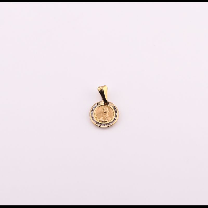 Dije Circ. Virgen 10k 0.6g