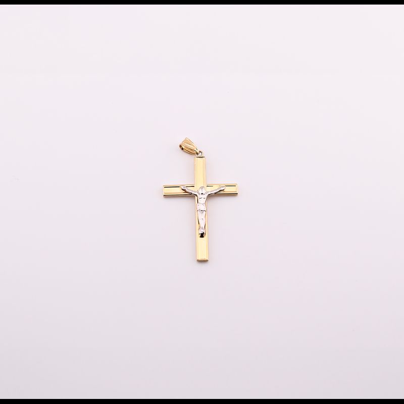 Dije Cruz Cristo  14k 1.8g