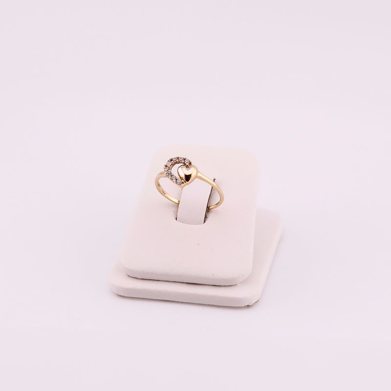 Anillo Corazon C/p 14k 1.6g #7
