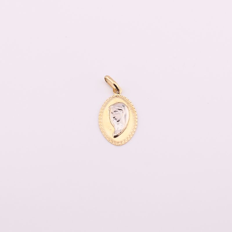 Dije Ovalo Virgen 14k 1.3g