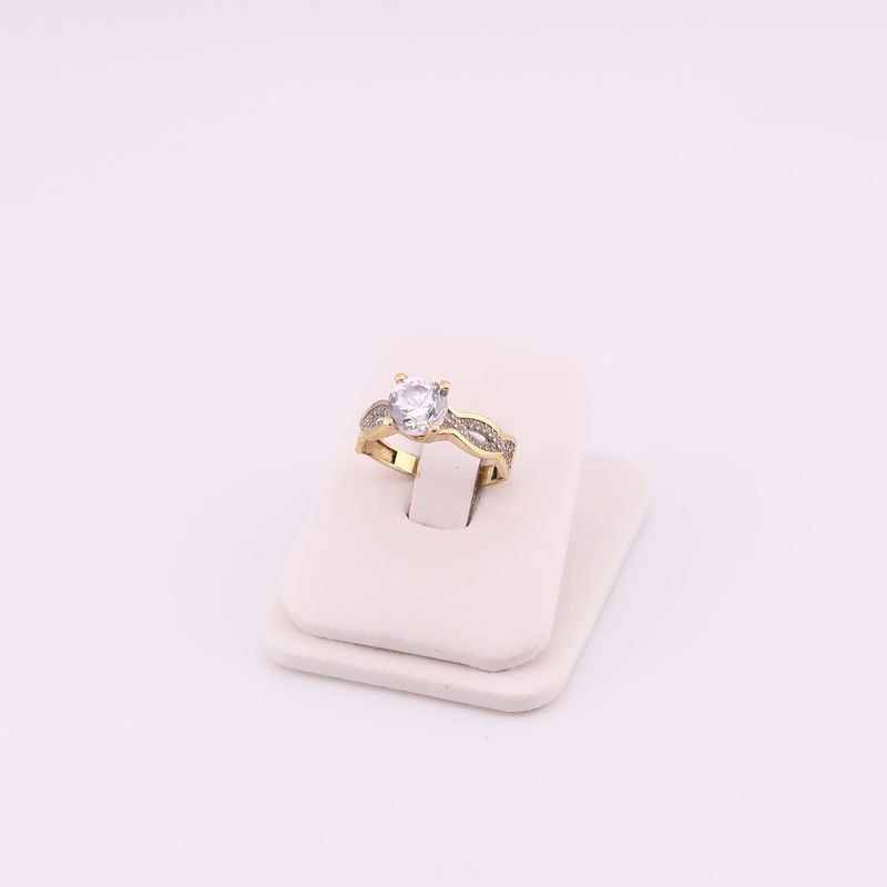 Anillo C/p Bca 14k 3.2g #8