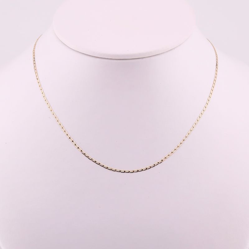 Cadena Eslabon  14k 1.3g 60cm