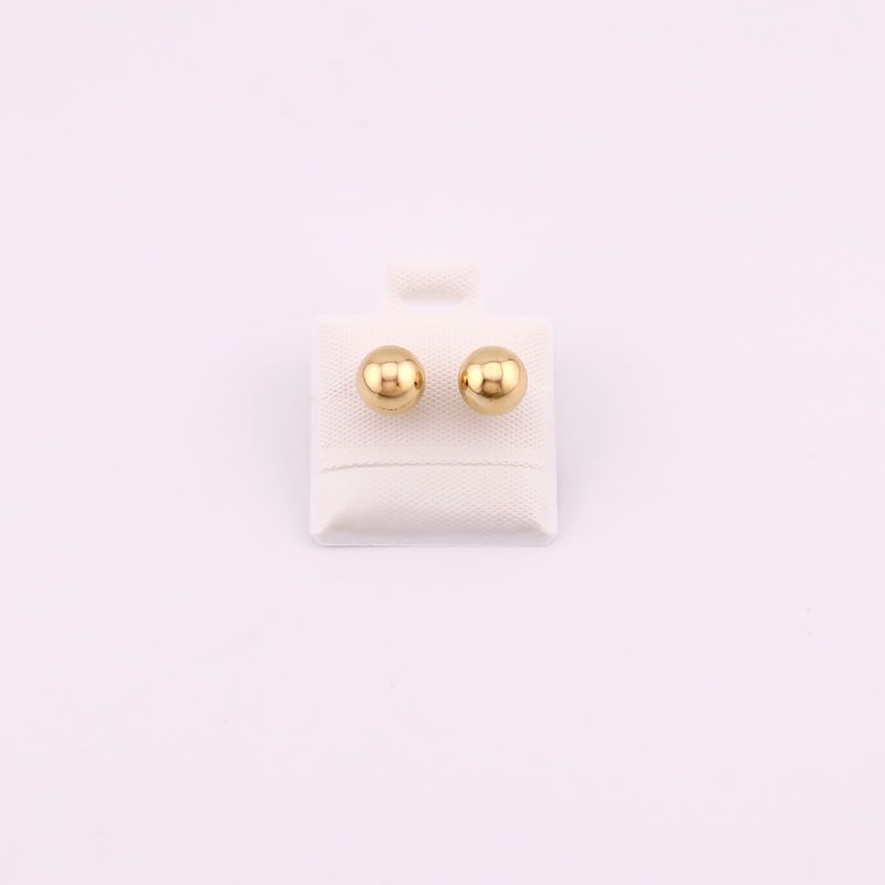 Broqueles Bola#4  10k 0.4g