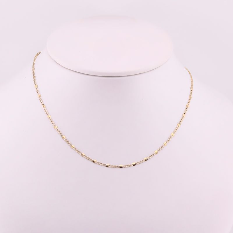 Cadena Mixta  14k 1.7g 45cm