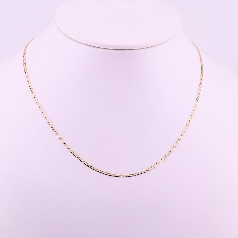 Cadena Eslabon Diam. 14k 2.7g 50cm