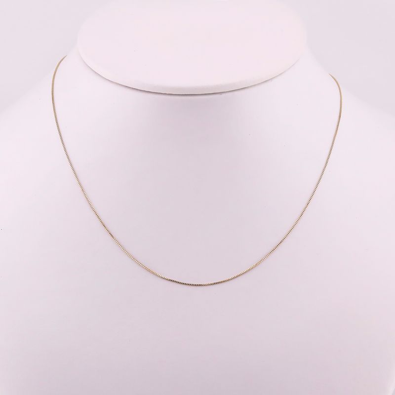 Cadena Cubo  14k 1.1g 50cm