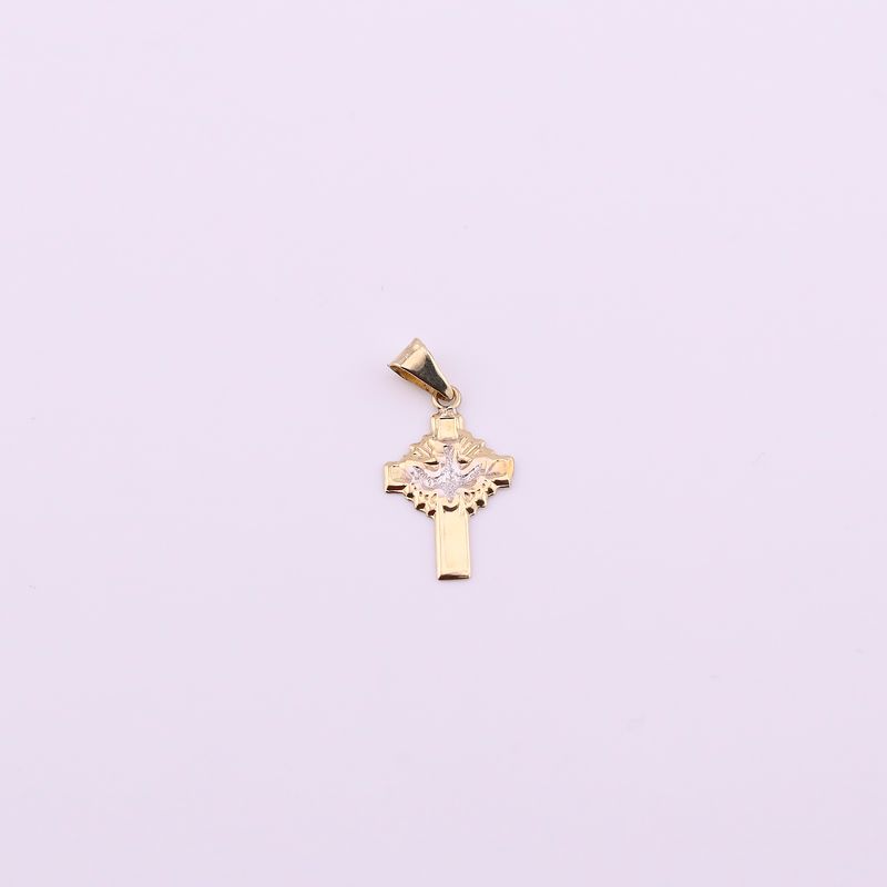 Dije Cruz Paloma 14k 0.3g