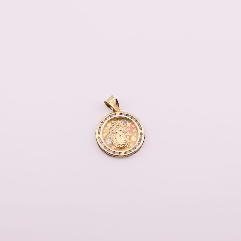 Dije Virgen Circ. C/p 10k 1.3g