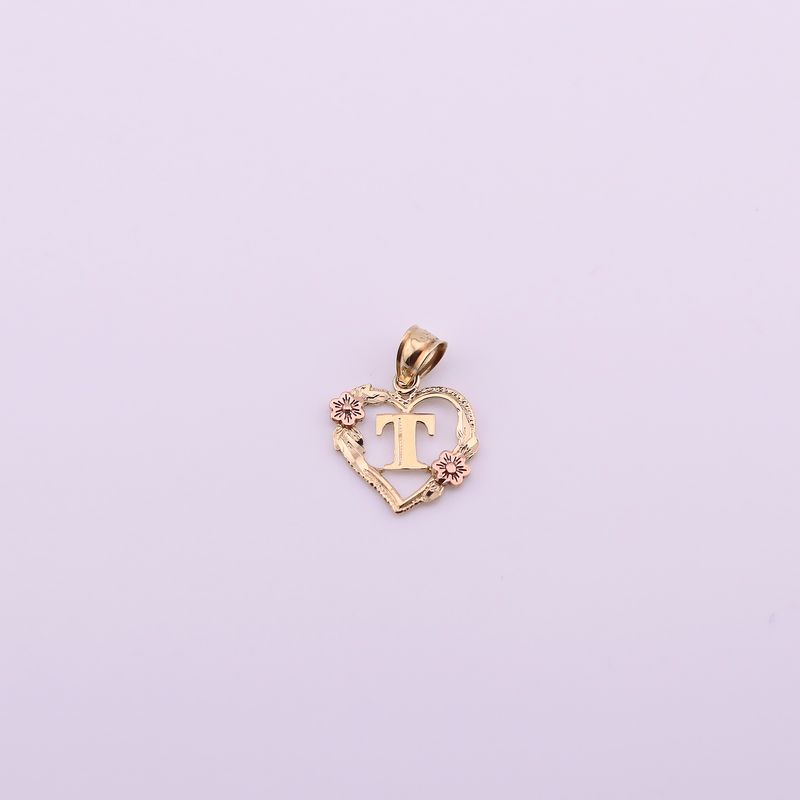 Dije Corazon "t" 14k 1g