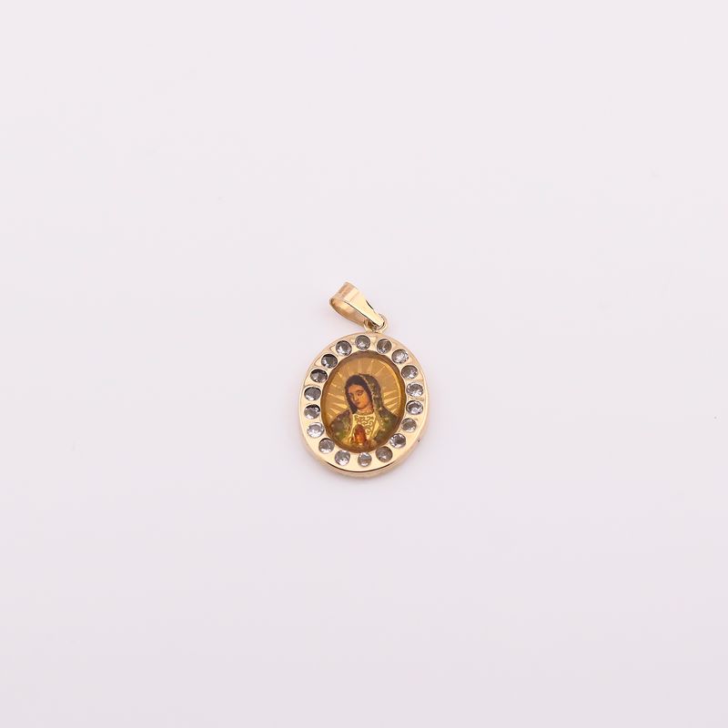 Dije Virgen Circ. C/p 14k 1.2g