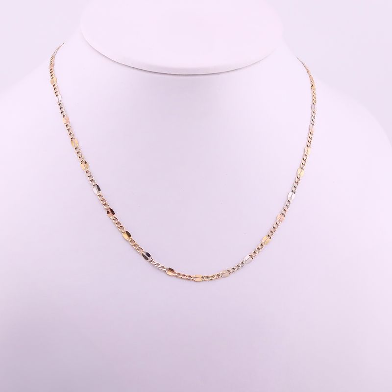 Cadena Mixta  14k 2.7g 55cm