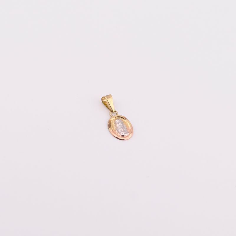 Dije Virgen Ovalo 10k 0.2g