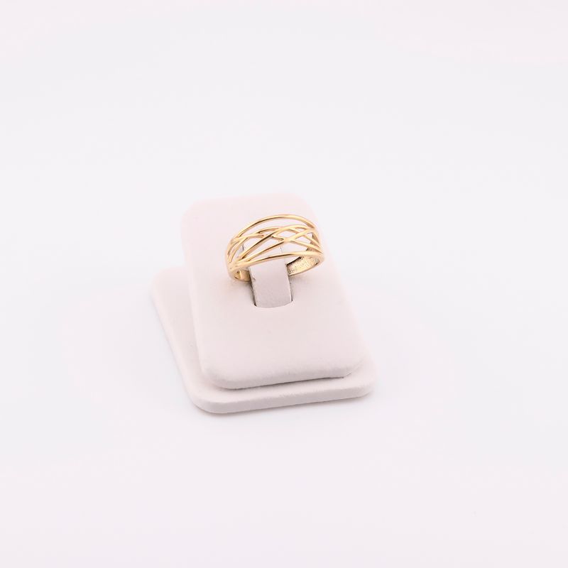 Anillo Cruzado  14k 2.4g #8