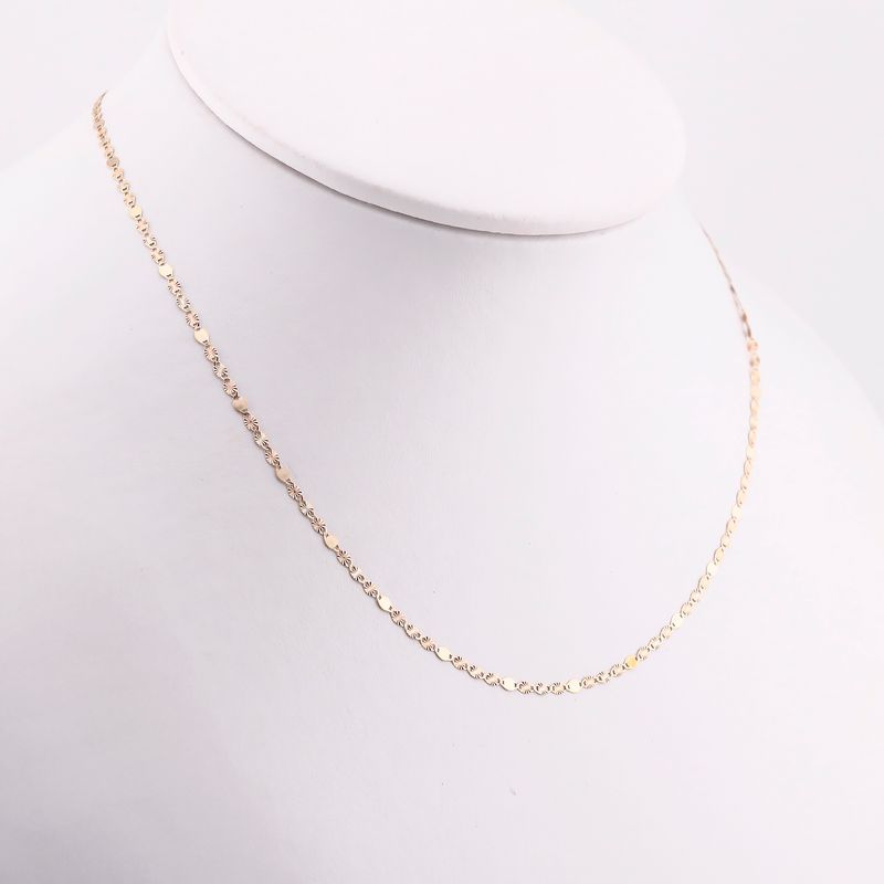 Cadena Mixta  14k 1.6g 55cm